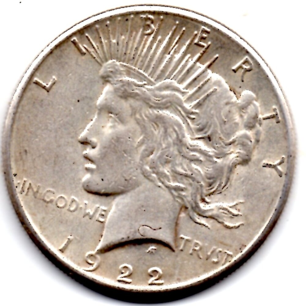 Granny Estate Find - 1922 Silver Peace US Dollar